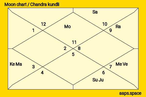 Youshuo Wang chandra kundli or moon chart